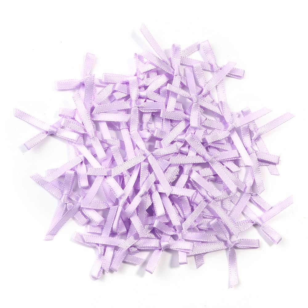 50Pcs/pack Color Ribbon Bows Fashion Small Size Satin Ribbon Bow DIY Handmade Crafts Hairpin Hair Grip for Party Home Decoration