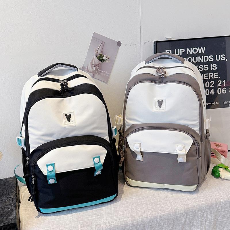 Schoolbag New Schoolbag for Primary School Students To College Students To Reduce the Burden of Spine Protection with Ultra-lightweight Large-capacity