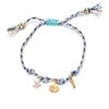 Fashion Handmade Jewelry Rope Braided Starfish Shell Fish Drop Bracelet Bangle Oceanic Summer Daily Wear Jewelry