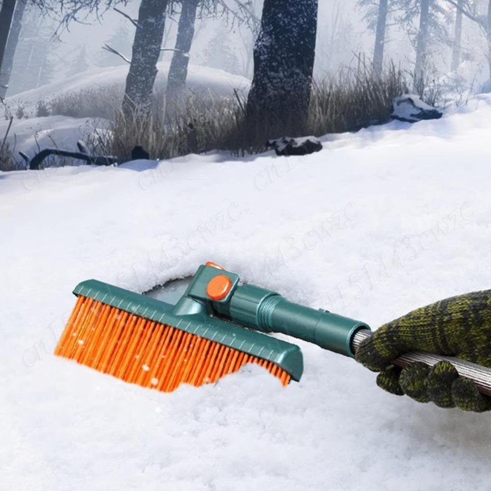 Auto Schneeschaufel Ausziehbarer Eiskratzer Schneebesen Abnehmbar Windschutzscheiben Schneeentferner Besen Winter Auto Reiniger Werkzeug Zubehör