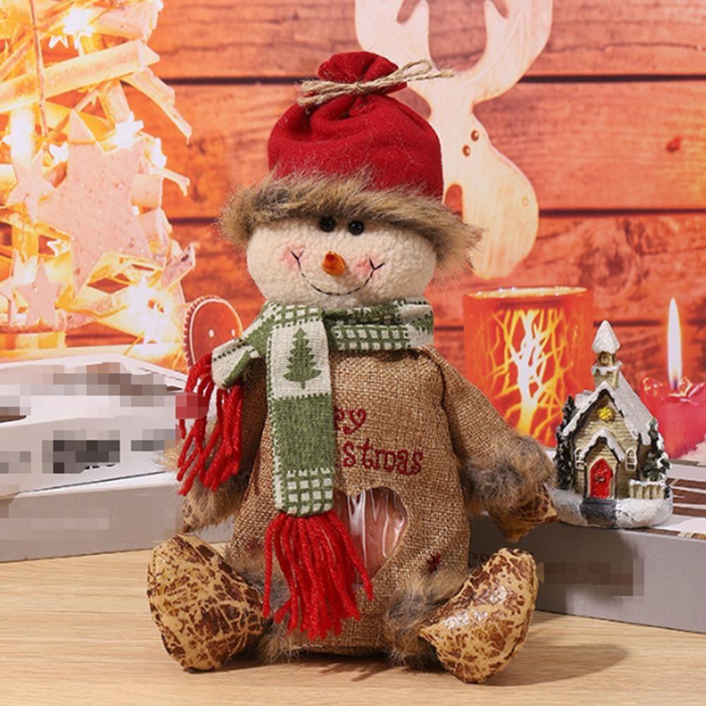 Ample Space Christmas Present Bags Santa Snowman Pouches Generous Size