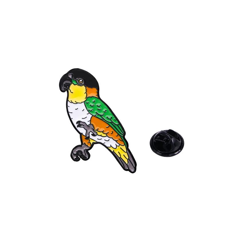 Новая Брошь Животное Птица Мультяшный Значок Птица Попугай Тукан Значок Украшение для Одежды Милые Подарки