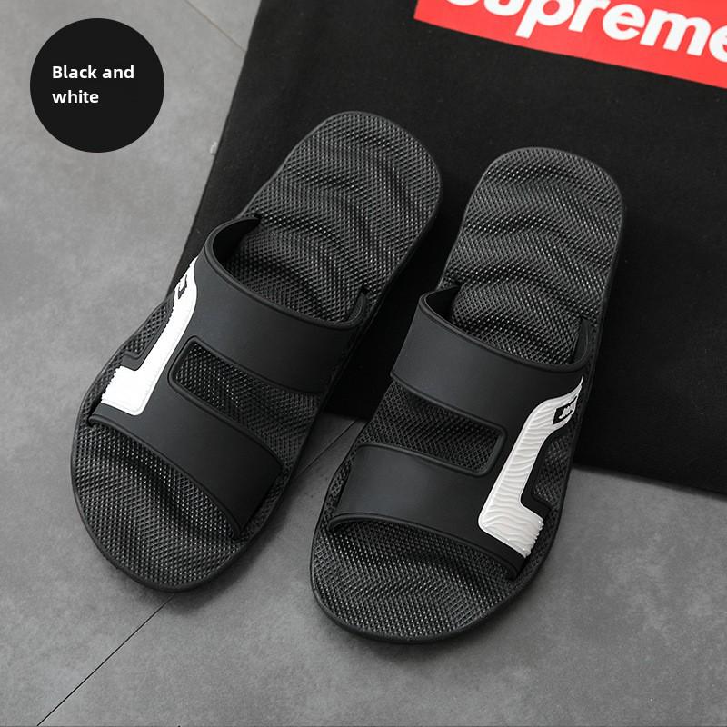 Pánské letní protiskluzové masážní sandály - Velká velikost venkovní koupelové žabky