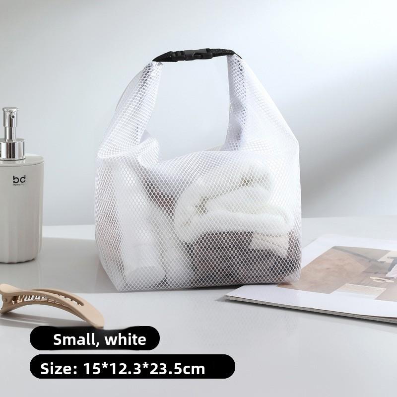 

Portable Waterproof Large Capacity Shower Bag for Travel and Business Trips - Suitable for Men and Women Swimming and Fitness Storage Bag Small белый/прозрачный