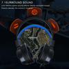 G60 Wired Headphone Bass Colorful Lights 3.5mm 7.1 Surround Sound Gaming Headset with Mic for Gamer