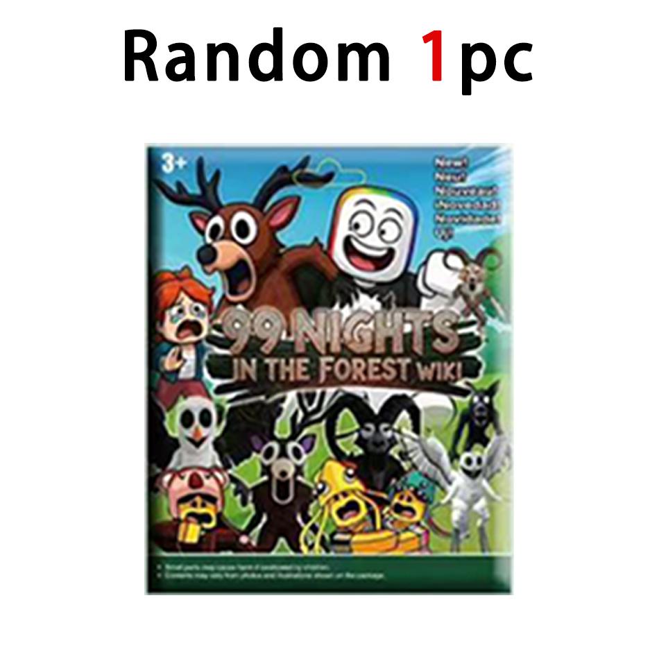 NEW 1-24pcs 99 Nights in The Forest Action Figure Deer Owl Goat Figurine Desktop Decoration Model Ornaments Fans Christmas Gifts