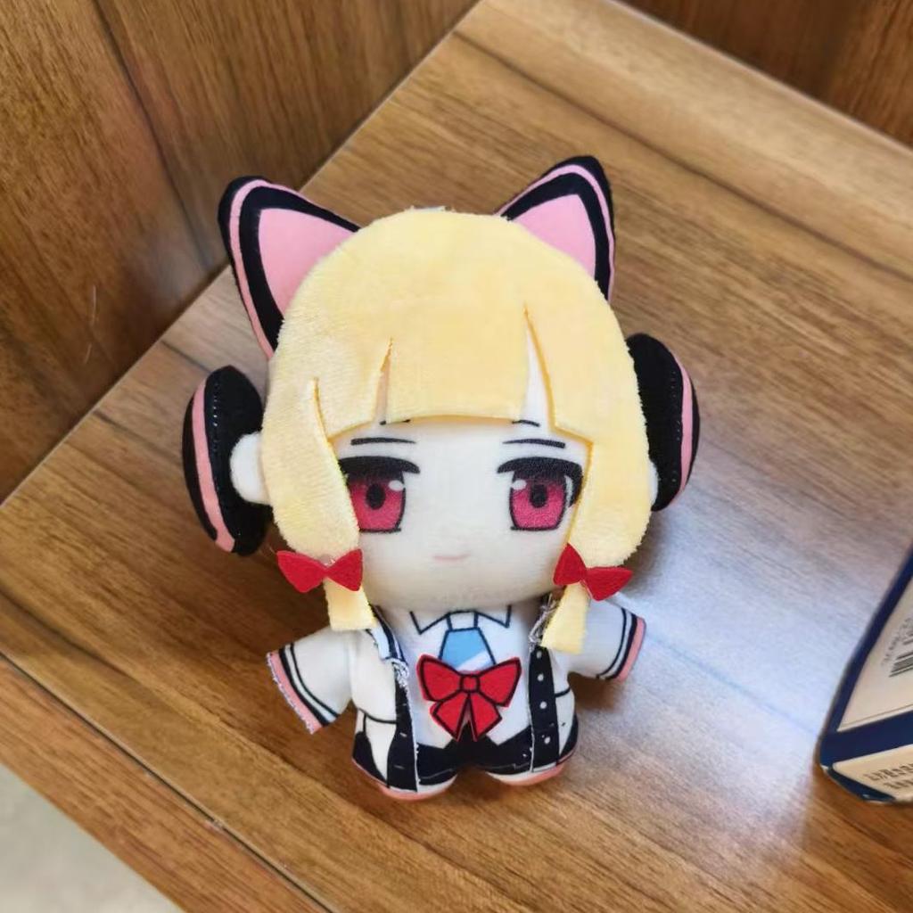 10cm Blue Archive Plush Toys Tendou Arisu Sunaokami Shiroko Anime Plushies Pendant Dolls Soft Stuffed Keychain Key Ring Gifts