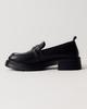 Klassische Loafer Allsy 197365 40 schwarzes Leder