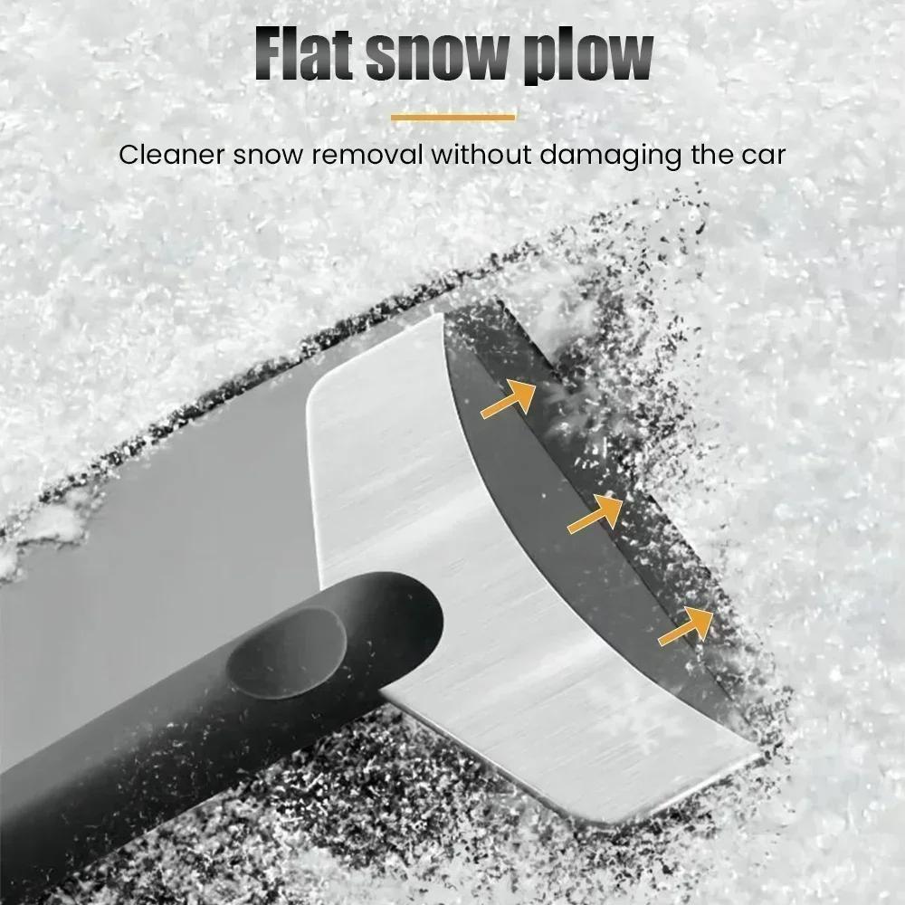 Silicone Squeegee Shovel - Durable Windshield Wiper for Fog/Ash/Snow Removal Car Cleaning Tool