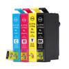 4PCS Printer Ink Cartridge Colorfast Clear Printing Large Capacity Ink Cartridge Replacement for XP 33