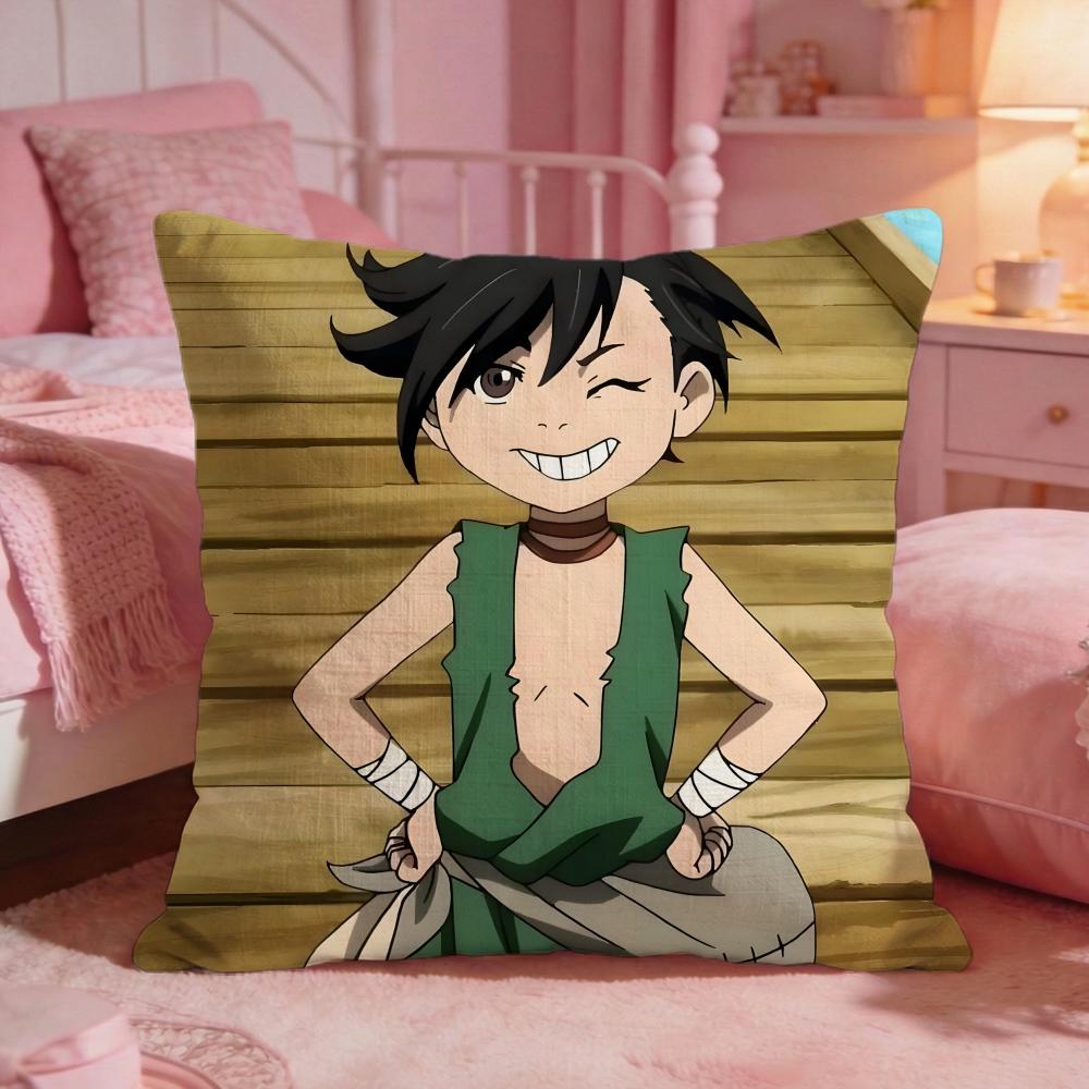 dDororo cute Cushion Cover Premium Comfort Reversible Pillow Cove Two in One Design for Any Room  Car Interior