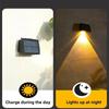 2 LED Solar Garden Lighting Outdoor Super Bright Villa Balcony Waterproof Solar Powered Lamp  Courtyard Stairs Fence Wall Light