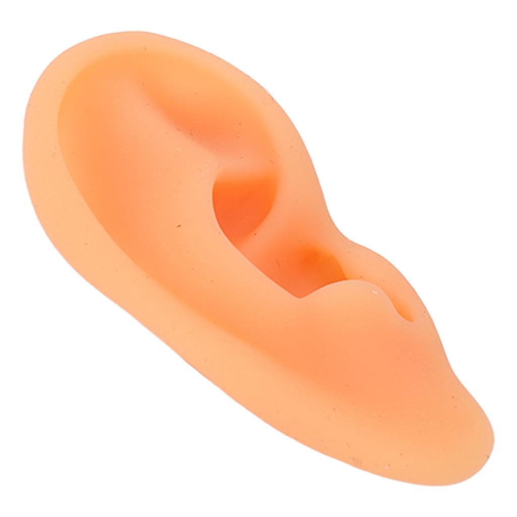 Model Ucha Symulacja Miękki Silikon Profesjonalna Forma Ekspozycyjna Ucha do Kolczyków Aparatów Słuchowych Prawy