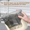 3 Fächer Utensilienhalter 3 Fächer Organizer Caddy Box Zum Kochen Transparent Besteck Silberwaren Organizer Behälter Halter