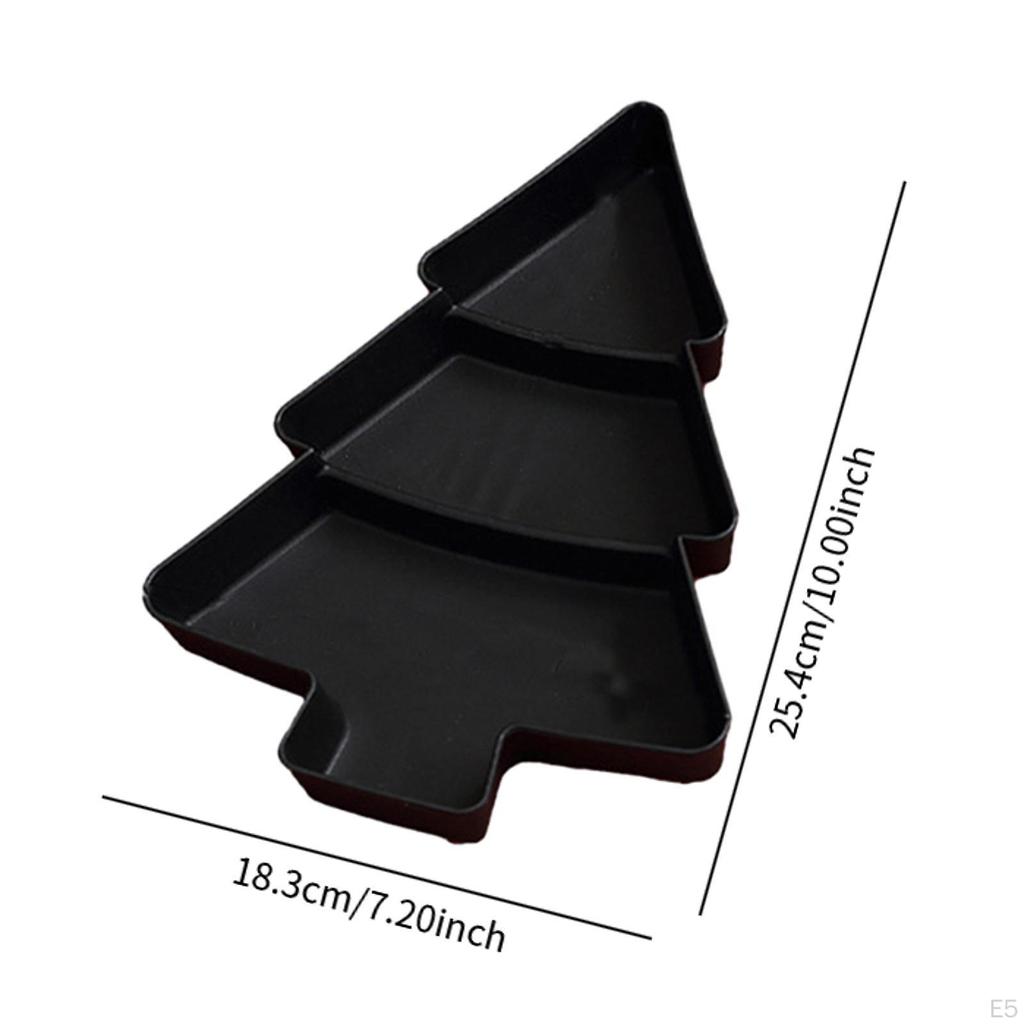 Tava de servire cu nuci si bomboane in forma de Craciun Gustare creativa Salata de fructe