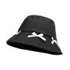 UV Protection Sun Hat Wide Brim Bow Bucket Cap Fashion Hiking Fisherman Hat  Camping