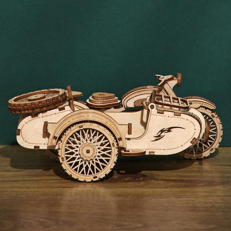 3D Wooden Jet Ski Puzzle: DIY Educational Toy & Handmade Ornament