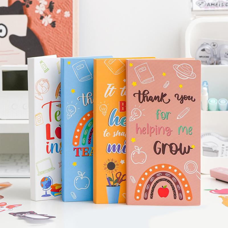 Englischlehrer Haftnotiz N Mal Abreißbar Cartoon Farbkombination Sonderform Schüler Notizen