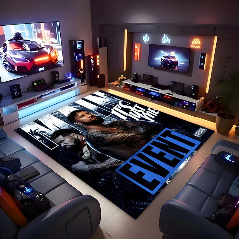 Jey Uso Yeet Printed Absorbent Washable Carpet,Non-Slip Bathroom Mats,Kitchen Rugs,Living Room Entrance,Camping Picnic Rugs