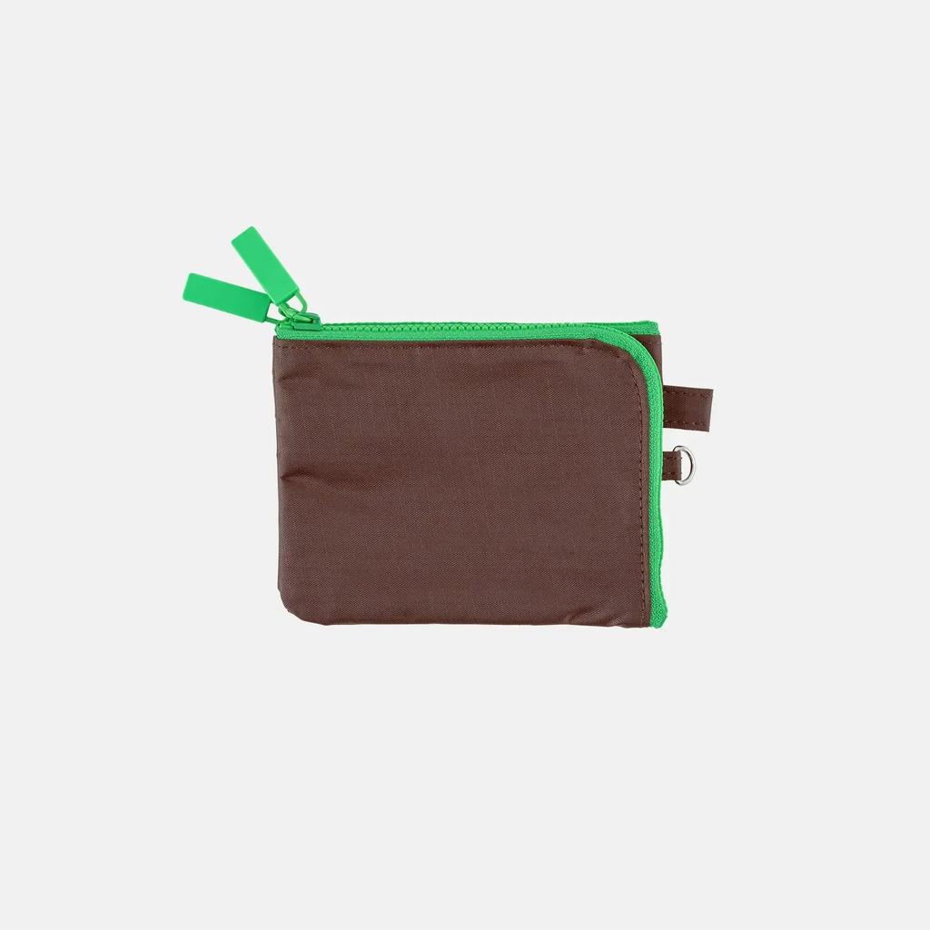 Hobonichi Bob Foundation Hoppin Pouch Flat Brown W Mini Japan