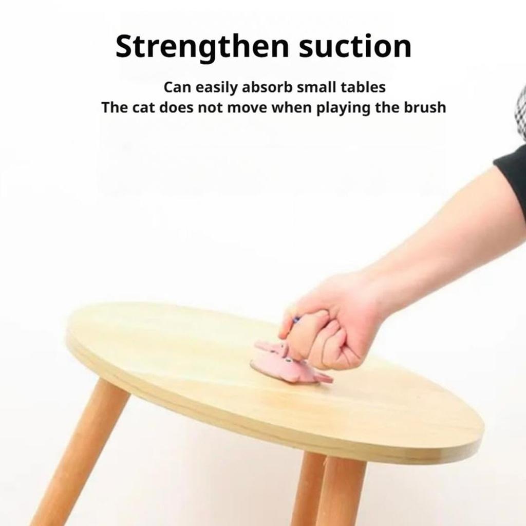 New Feather Long Pole And Steel Wire Cat Toy With Suction Cup, Designed To Boredom And Enhance The Comfort Of Cats