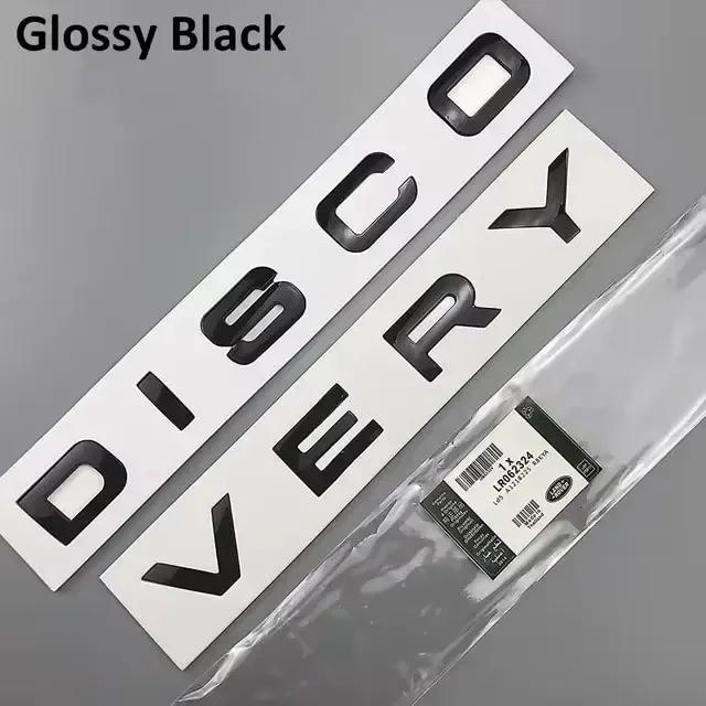 Car Front Rear Logo Emblem Stickers Steering Wheel Sticker For Land Rover Discovery 2 3 4 Range Rover Freelander SVR Velar Evoqu NG5