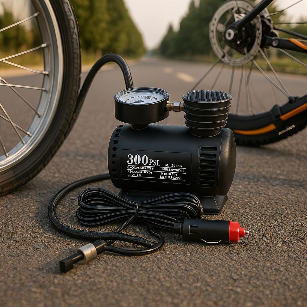 Portable Car Bike Motorcycle Electric Tire Inflator Pump 12v Digital Tire Inflator With Pressure Gauge Pump Tire Air Compressor