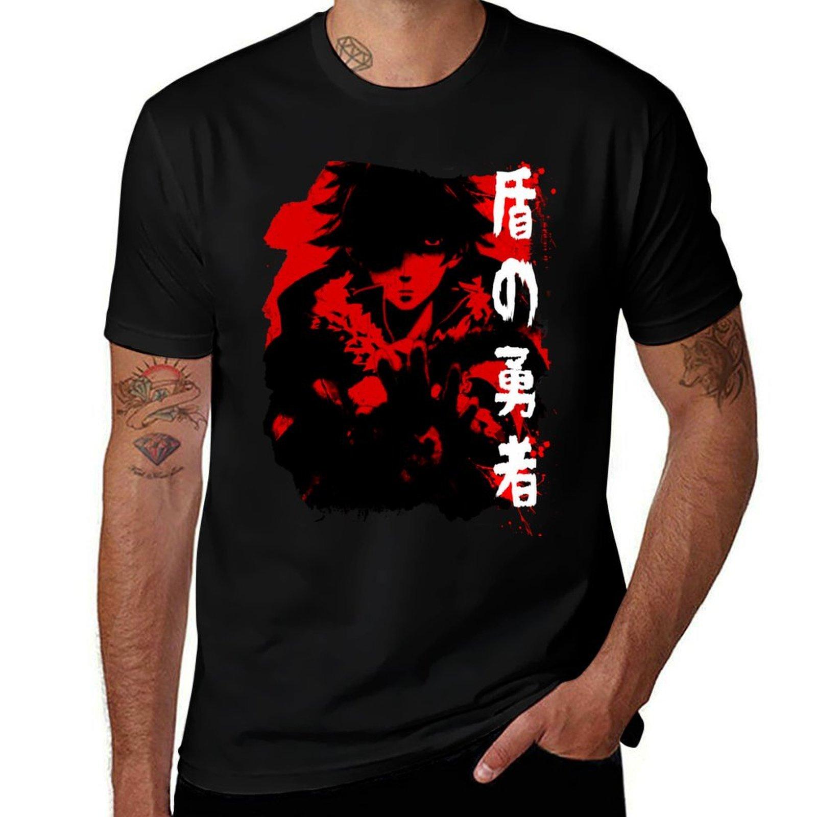 

Naofumi The Cursed Hero T-Shirt anime t shirts oversize t shirts for man cotton T-Shirt S