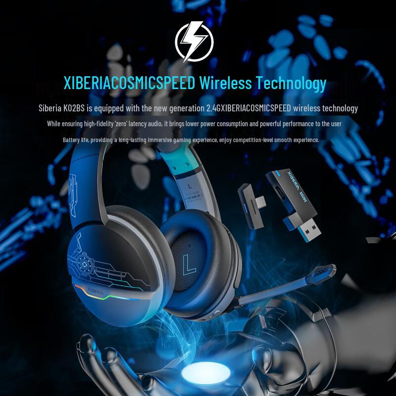 XIBERIA K02BS Wireless Gaming Headset