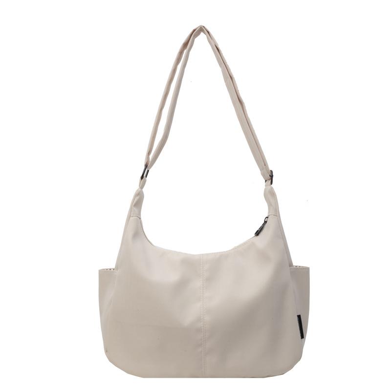 Popular New Solid Color Simple Large Capacity Fashion Daily Spring and Summer Casual Shoulder Bag Messenger Bag