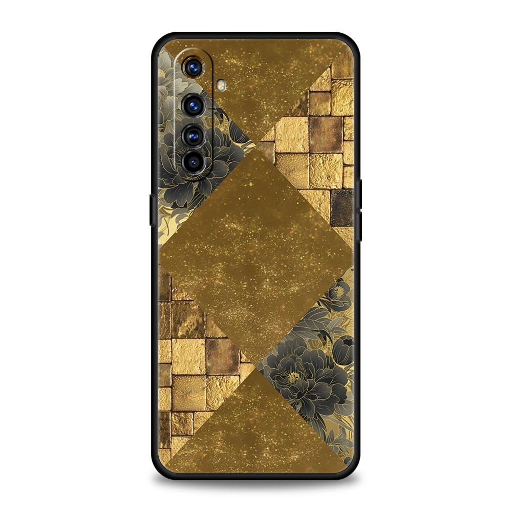 Luxury Vintage Wood Grain Pattern Case For Realme C67 C63 C55 C53 C35 C25 C21 GT 2 3 5 6 10 11 12 13 Pro 5G Soft TPU Phone Cover
