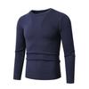Men S Slim Fit Crew Neck Long Sleeve Knit Sweater Autumn Casual