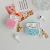 Glitter Earphone Case High Flash for Apple AirPods 1 /1/1 Generation Pro1 Cute Girl Shell Pearl Pendant