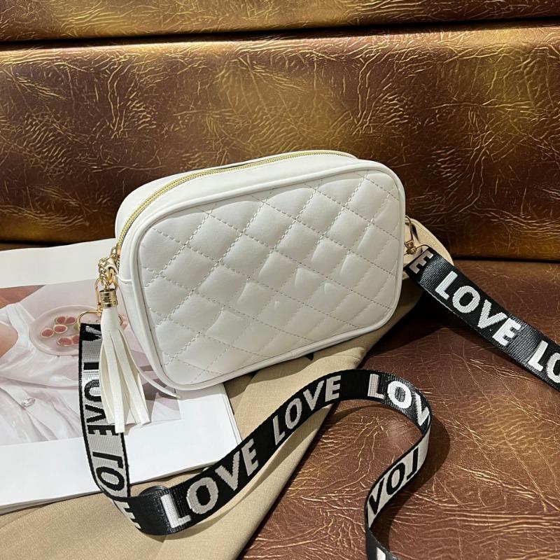 Women's bag autumn and winter new diamond shoulder bag oblique span bag fashionable simple letter broadband mobile phone