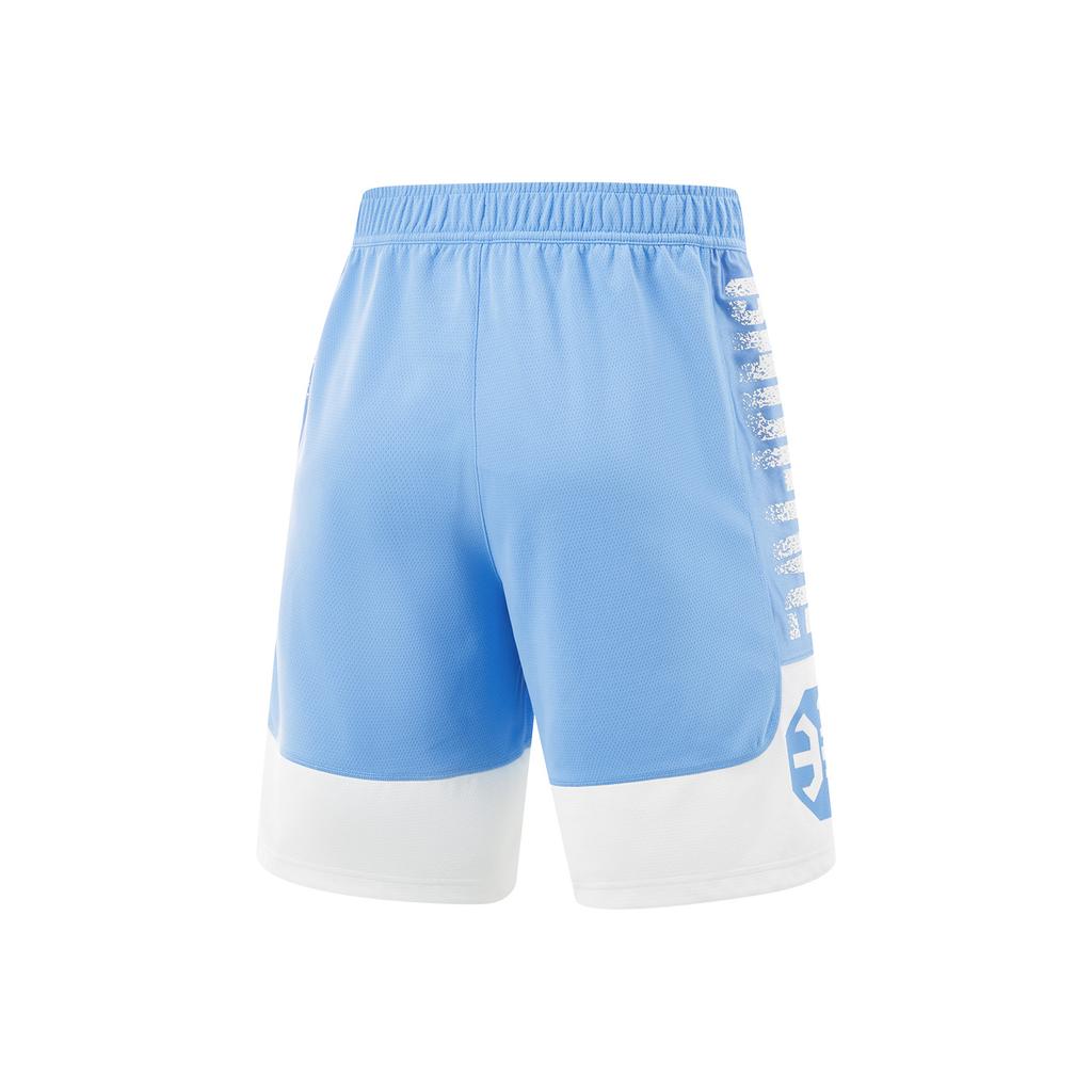 Li Ning Bad Five Color Block Comfortable Versatile Simple Sports Shorts Men Shorts Sky-Blue Cream AAPV021-5