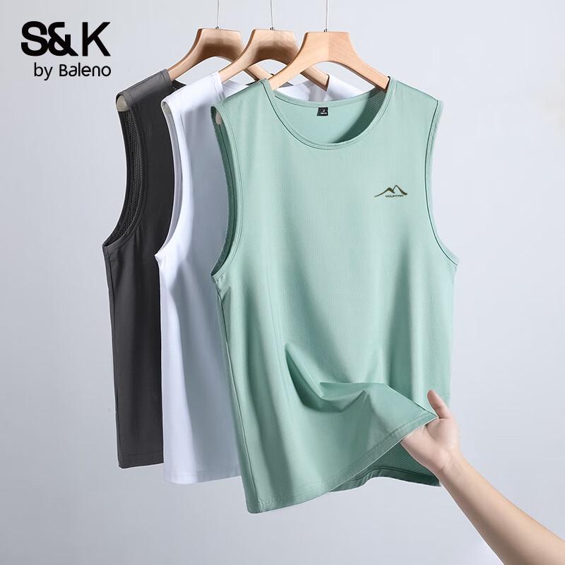 Мужская сетчатая майка Baleno серии S&K с эффектом охлаждения M