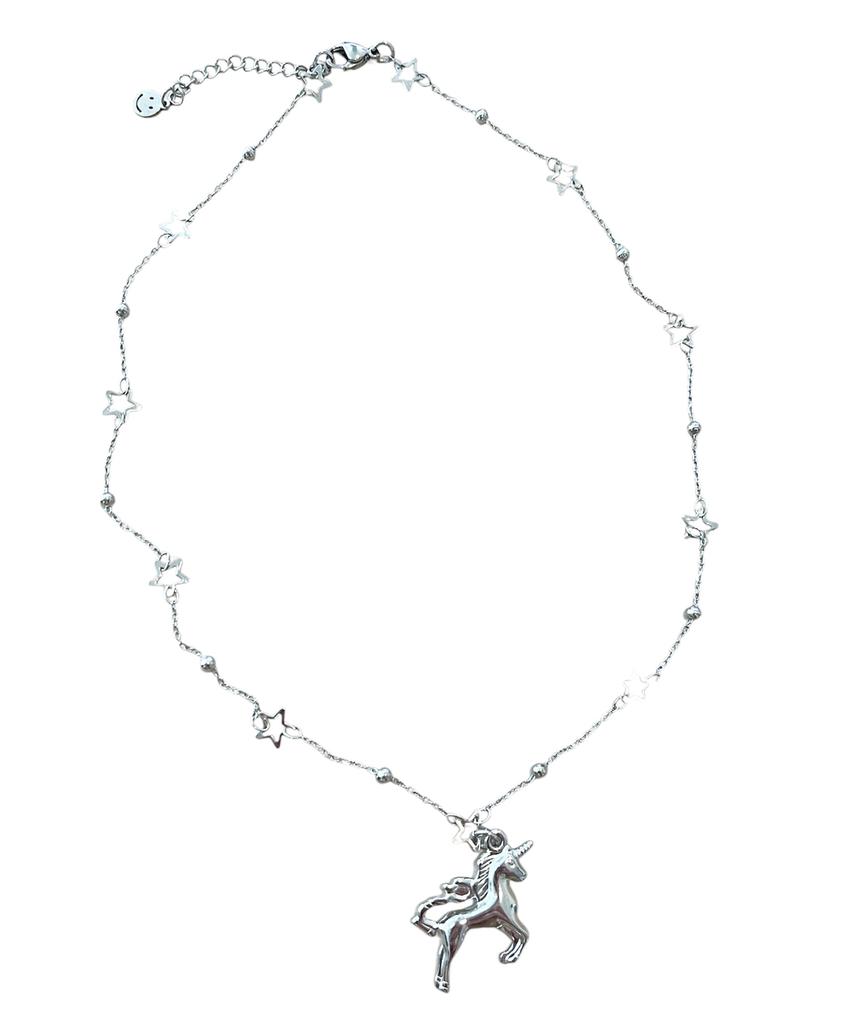 Sk8Er Rock Starbound Unicorn Necklace