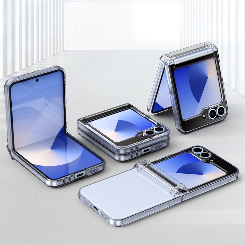 Samsung Z Flip 5/6/7 Electroplated Full Coverage Case with Hinge Protection