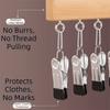 10/12 Clips Wood Hanger 360°Rotation Storage Rack Rotatable Clothes Hanging Hook  Socks Hanging