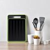 Multifunctional Cutting Board Rapid Thawing Aluminum Alloy Spray Paint Dual Sided Grinding Chopping Board with Knife Sharpener
