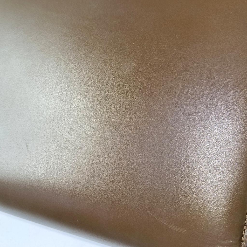 [Brugt] Klassisk Boks Guld Spænde Poleret Kalveskind Tofu Firkantet Crossbody Skuldertaske Mellem - Rimelig #1PD4JS8