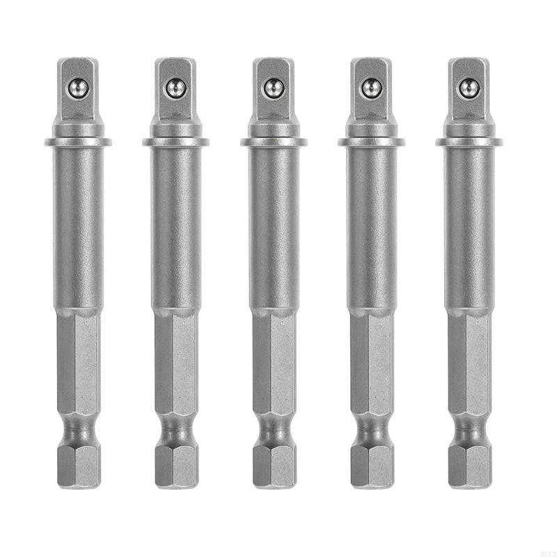 

MXLA 5Pcs Socket Wrench Adapter to 1/4inch Square Hexagonal Adapter to 1/4inch Socket Wrench Nut Set Connection Extension China Mainland