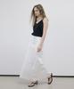 Ssikeoseun Cotton Blend Maxy Skirt - White