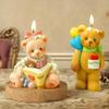 3D Cute Bear Resin Mold For Candle Soap Making Silicone Fondant Chocolate Candy Molds For Cake Decor Diy Art Crafts Gifts Mould