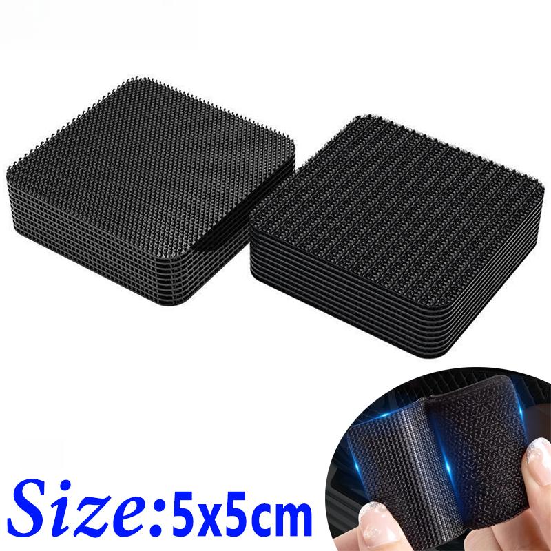 

20 комплектов универсальных наклеек для фиксации ковриков, автомобильная клейкая лента, универсальный клейкий коврик, самоклеящаяся лента для фиксации ковриков в автомобиле, наклейка 3 set чёрный