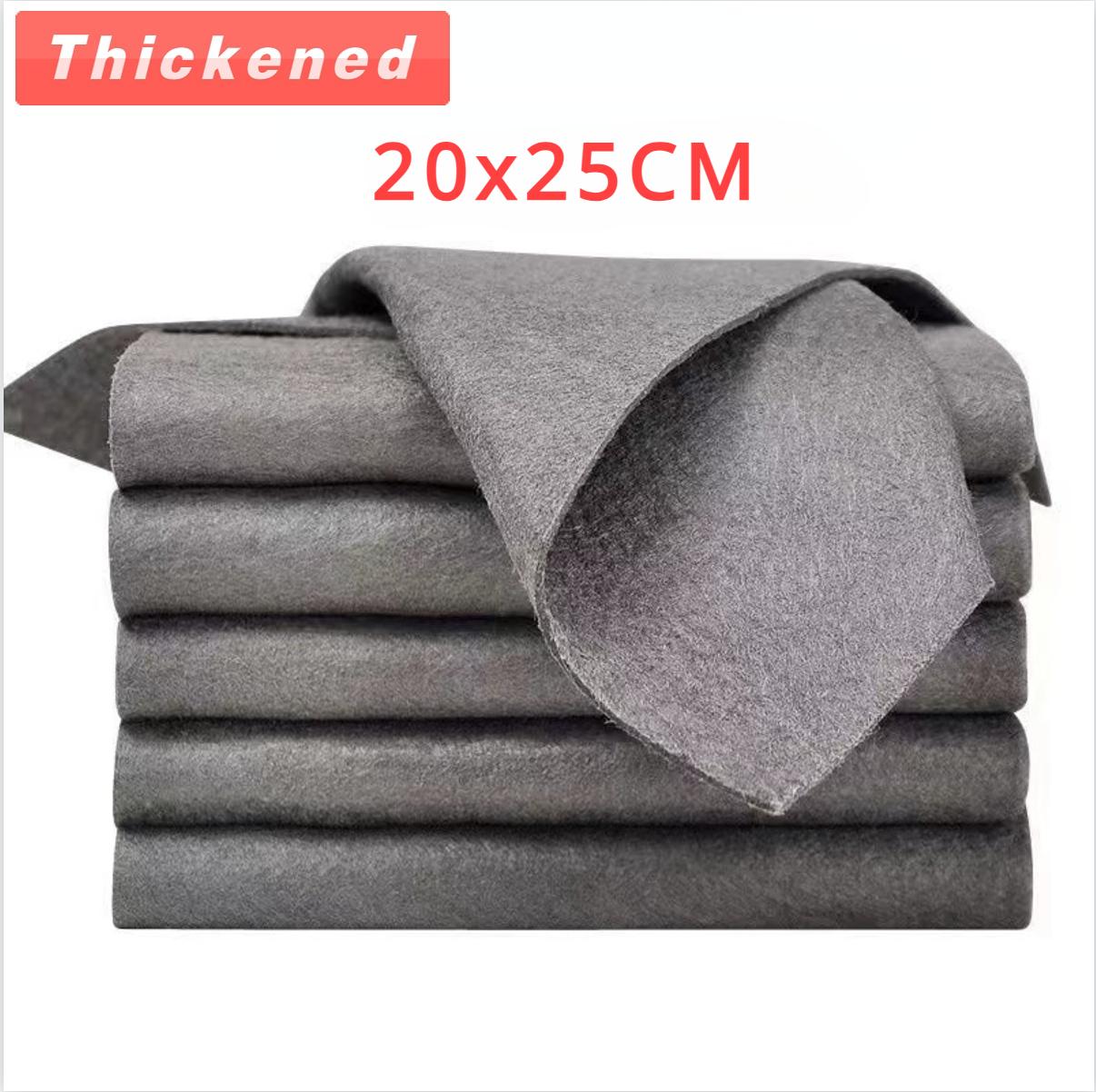 

1/10PCS Thickened Magic Cleaning Cloth Watermark-free Glass Wiping Cloth Reusable Window Cleaning Cloth Rag Kitchen Towel For 1Pcs