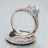 2 stk/sett Bryllupsring i titanbelagt ring Giftering forlovelsesring
