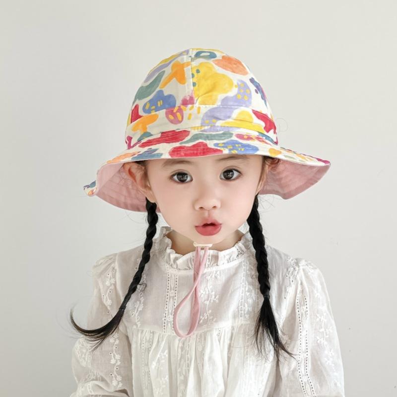 Baby Hat Spring and Autumn Thin Baby Sun Hat Summer Boy Baby Hat Girl Sun Hat Children Korean Style Fisherman Hat