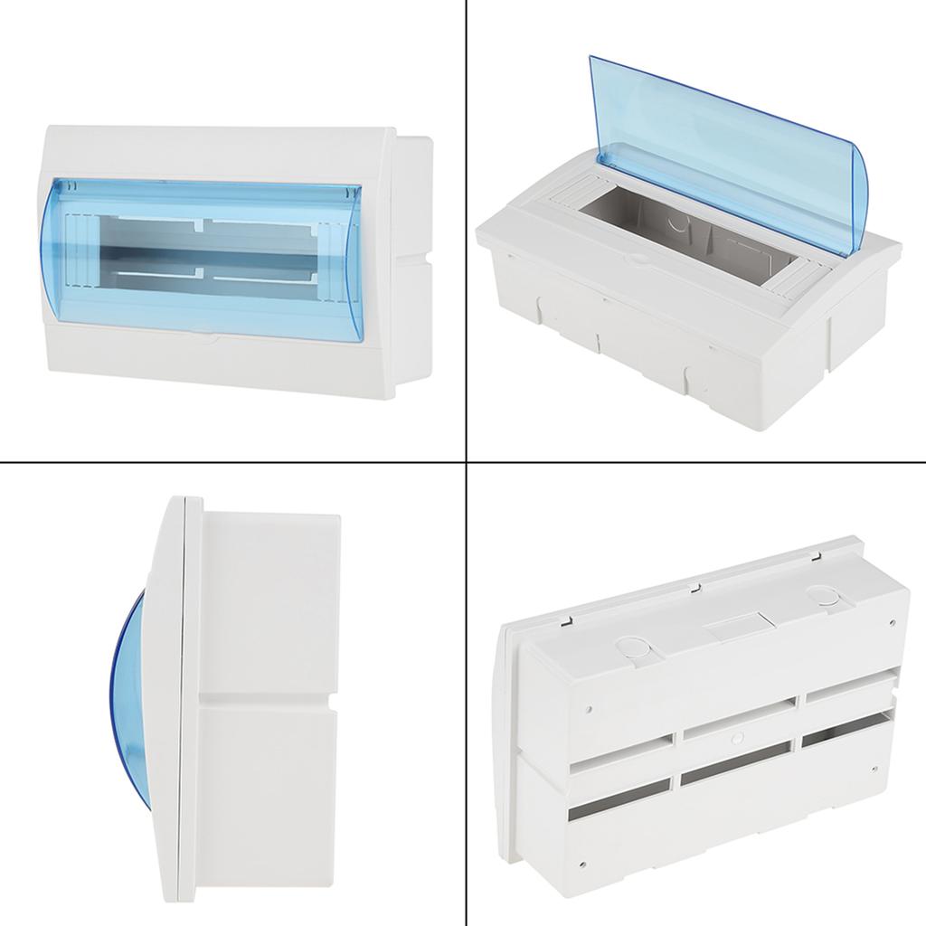 1pc Plastic Distribution Protection Box For 9 12 Ways Circuit Breaker Indoor On The Wall