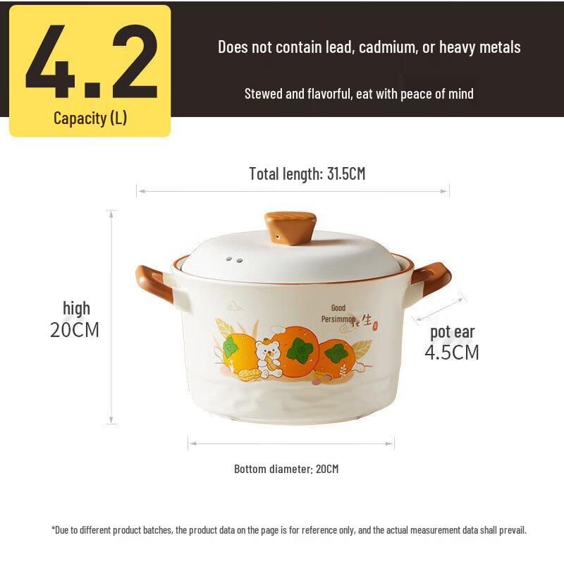 COOKER KING High-Temperature Ceramic Clay Pot